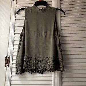 High Neck Tank Top